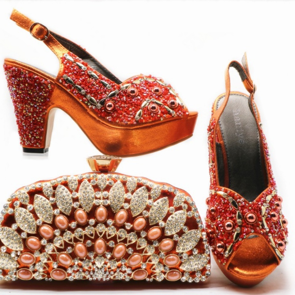 Matching shoes & bag set